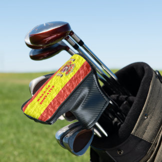 Spanisches Flaggendesign Golf Headcover
