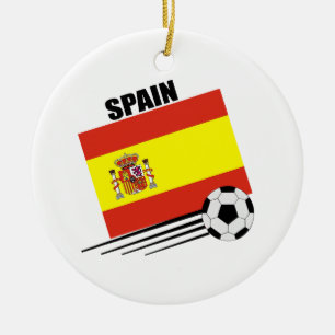 Spanisches Fußball-Team Keramikornament