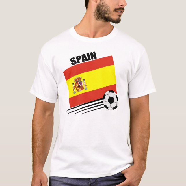 Spanisches Fußball-Team T-Shirt (Vorderseite)