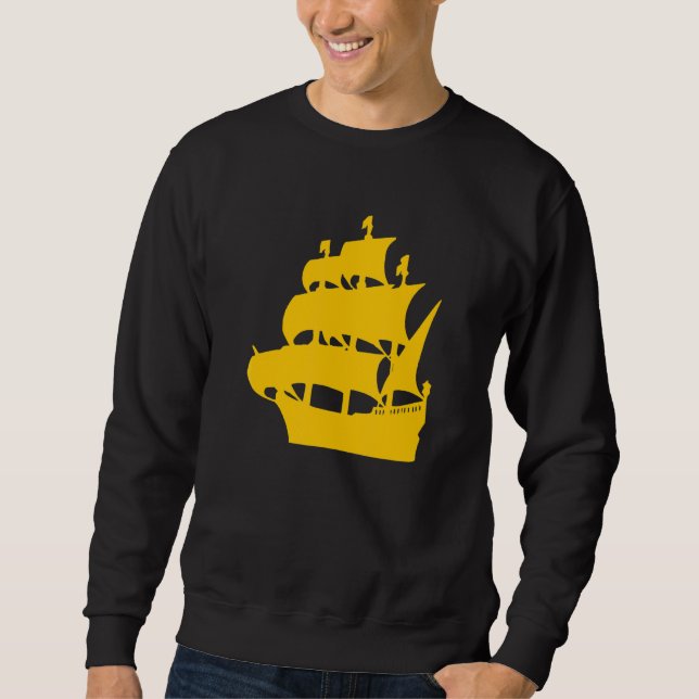 Spanisches Galleon-Schiff Sweatshirt (Vorderseite)