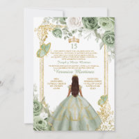 Spanisches Gold 15 Años Sage Grüne Prinzessin Gebu