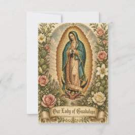 Spanisches Guadalupe Trauergebet Gedenkstätte Heil Ankündigung