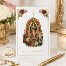 Spanisches Heiligopfer der Messe Angebot Guadalupe