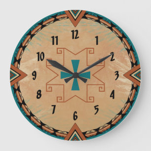 Spanisches Kreuz Große Wanduhr