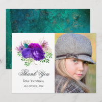 Spanisches Mardi Gras Aquarell Floral Quinceañera
