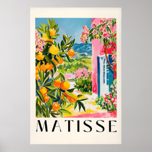 Spanisches Orangen-Poster, Mitte des Jahrhunderts Poster