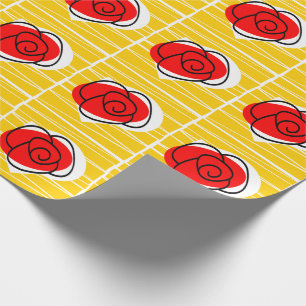 Spanisches Packpapier für Rose