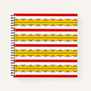 Spanisches Strip-Notebook Notizbuch