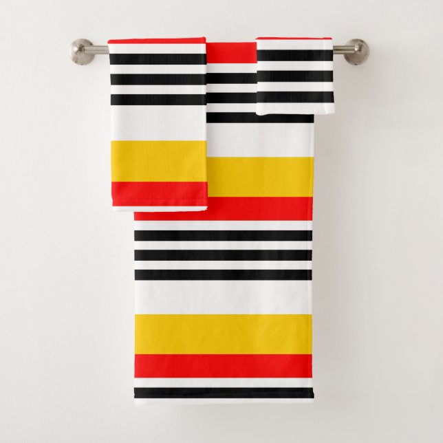 Spanisches Stripe Classic Handtuchhandtuch Set (Insitu)