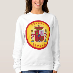 Spanisches Wappen Kreisform Sweatshirt
