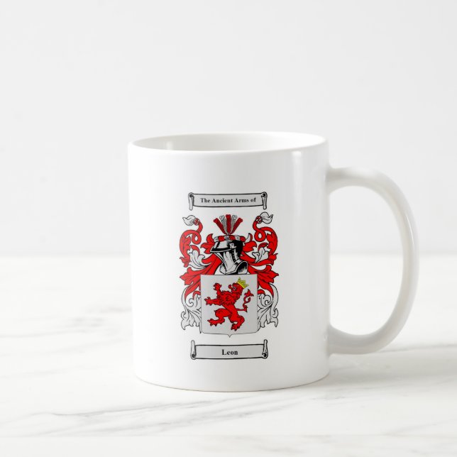 (Spanisches) Wappen Leons Kaffeetasse (Rechts)