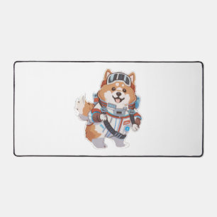 Spanisches Wasser und Wein Funny Hund 1 Schreibtischunterlage