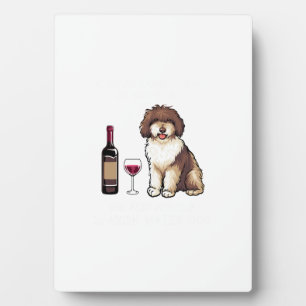 Spanisches Wasser und Wein Lustiger Hund 1 Fotoplatte