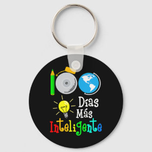 Spanischlehrer 100 Tage schlauer 100. Tag des Unte Schlüsselanhänger