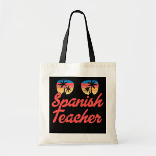 Spanischlehrer Außer Dienst Vintage Retro Sonnenun Tragetasche