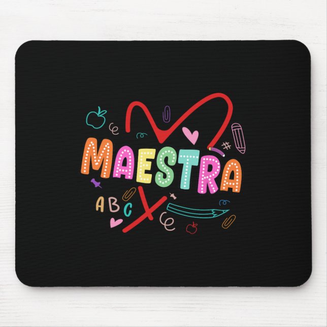 Spanischlehrerin Fremdsprache Spanisch M Mousepad (Vorne)