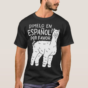 Spanischlehrerin Llama T-Shirt