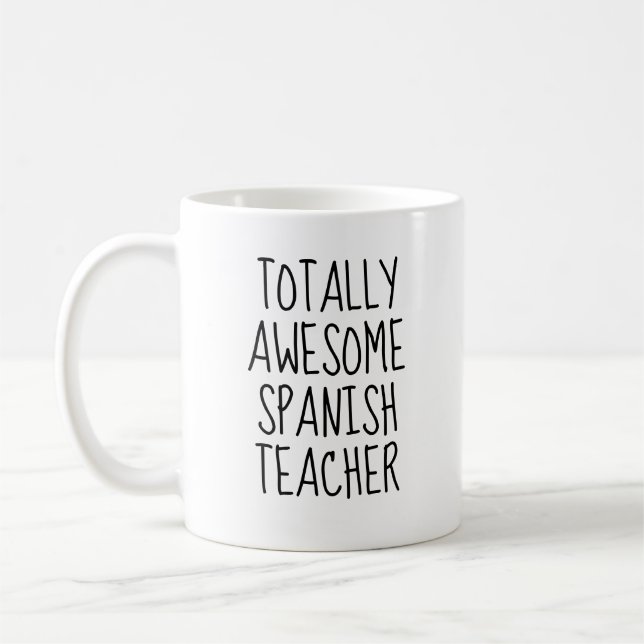 Spanischlehrerin Totally Phantastisch Funny Kaffeetasse (Links)