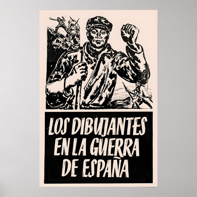 Spanish Civil War Propaganda Poster The artists (Vorne)