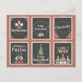 SPANISH FELIZ NAVIDAD CHRISTMAS CARD FEIERTAGSPOSTKARTE