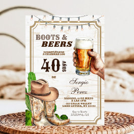 Spanish Mexican Cowboy Adult Man Einladung