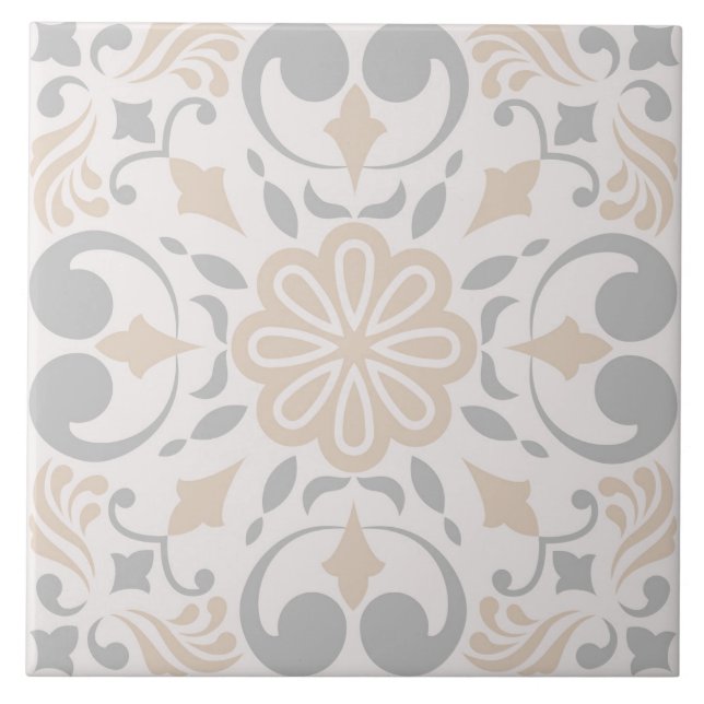 Spanish Portuguese Boho  Fliese (Vorderseite)