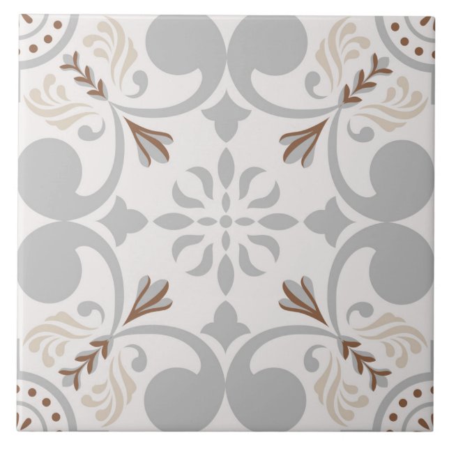 Spanish Portuguese Boho  Fliese (Vorderseite)