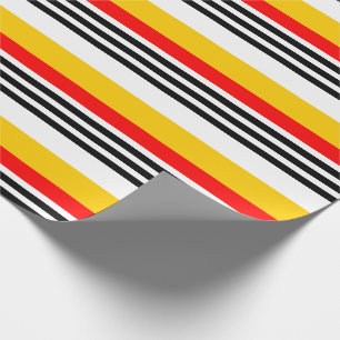 Spanish Souvenirs Classic Stripe Multi Geschenkpapier