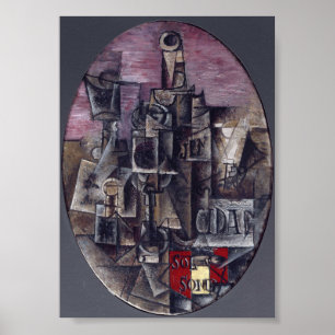 Spanish Still Life von Picasso (1912) Poster