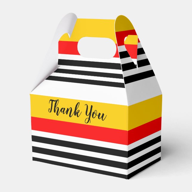 Spanish Stripe Classic Dankeschön Box Geschenkschachtel (Vorderseite)