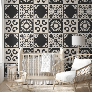 Spanish Style Tiles - Peel and Stick Wallpaper Tapete