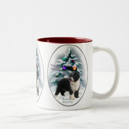Spanish Water Dog Weihnachtsgeschenke Zweifarbige Tasse