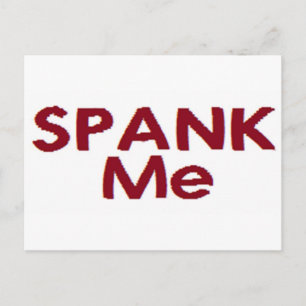 Spank Me Postkarte