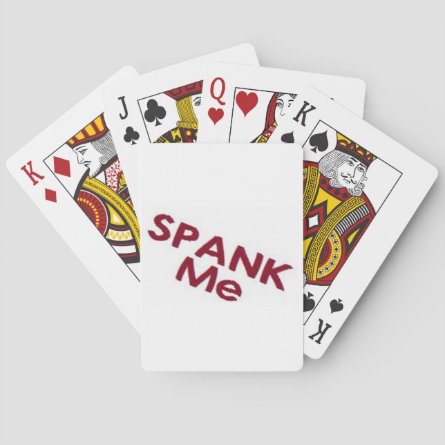 Spank Me Spielkarten (Rückseite)