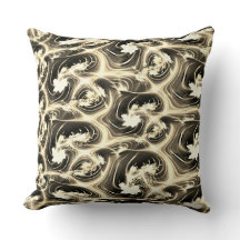 Spannende Fraktal-Verbindung von hellen beigen Str