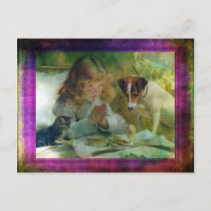 Spannung, Grunge Digital Art Postkarte