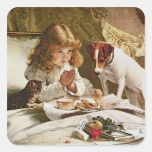 Spannung, Plakat Quadratischer Aufkleber