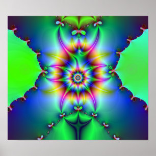 Spannungs-Fraktal-Druck Poster