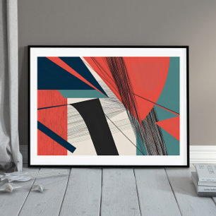 Spannungslinien Poster