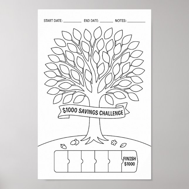 Spar Challenge Tracker Poster (Vorne)