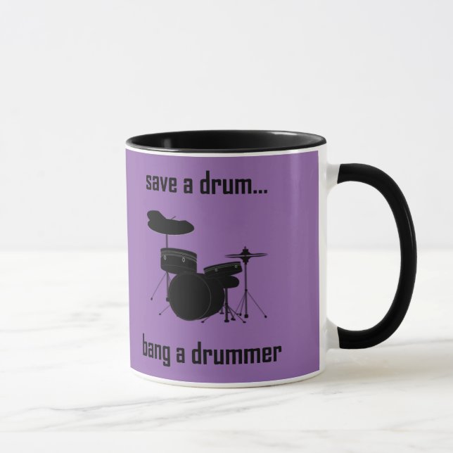 Spar dir eine Trommel... Tasse (Rechts)