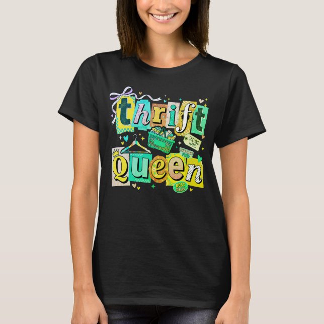 Spar-Königin Vintage T-Shirt (Vorderseite)