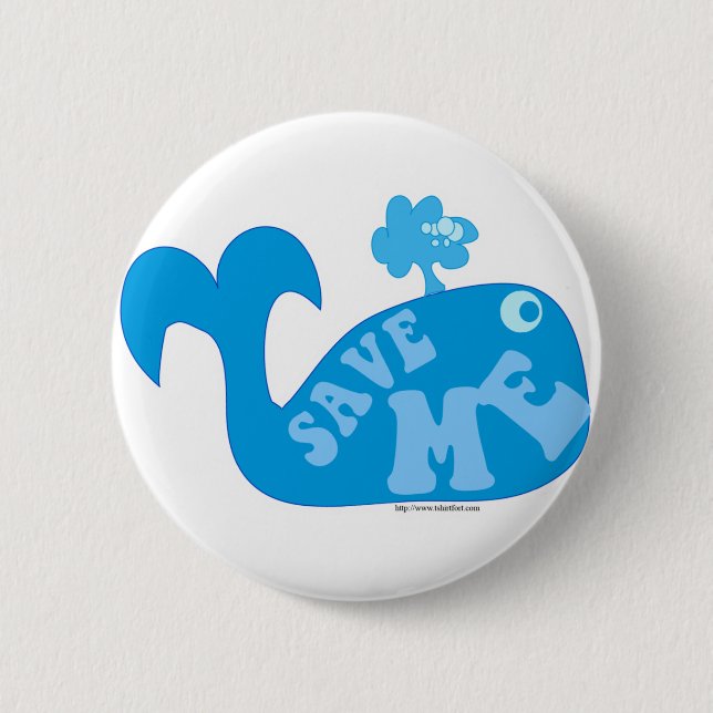 Spar mir etwas Wasser! Button (Vorderseite)