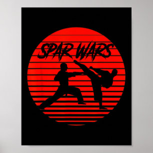 Spar Wars Karate Shotokan Kampfsport Poster