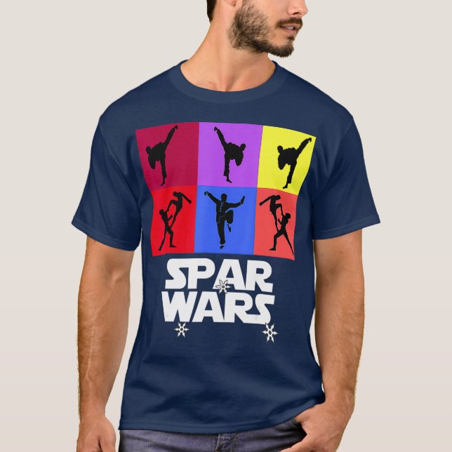 Spar Wars Kick Boxing Taekwondo MIXED MARTIAL ARTS T-Shirt (Vorderseite)