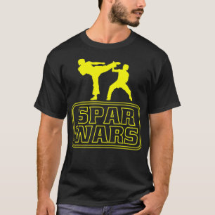 Spar Wars Martial Arts Cool Taekwondo Funny T-Shirt