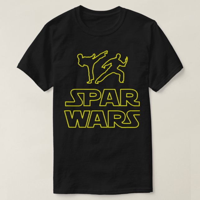 Spar Wars Martial Arts TaeKwonDo Karate Shirt 3 (Design vorne)