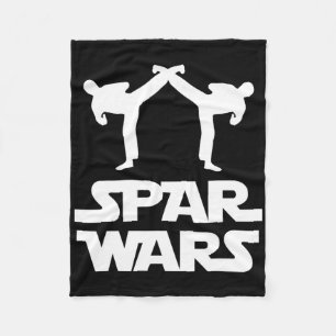Spar Wars Mixed Martial Arts Karate Taekwondo Boxi Fleecedecke