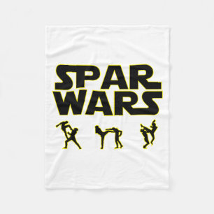 Spar Wars Taekwondo Mma Karate T-Shirt Fleecedecke
