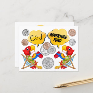 Spare Change Jar Postkarte